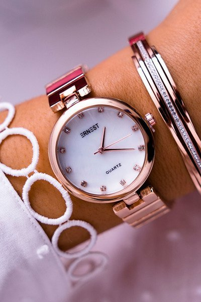 Women's Watch Ernest Pink Gold Minaria