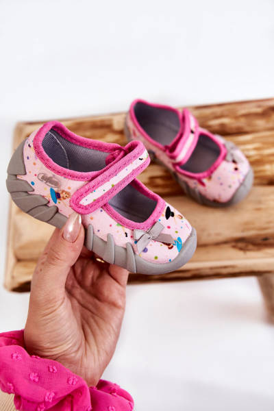 Hausschuhe der Ballerina Befado Balletnica 109P248 Rosa