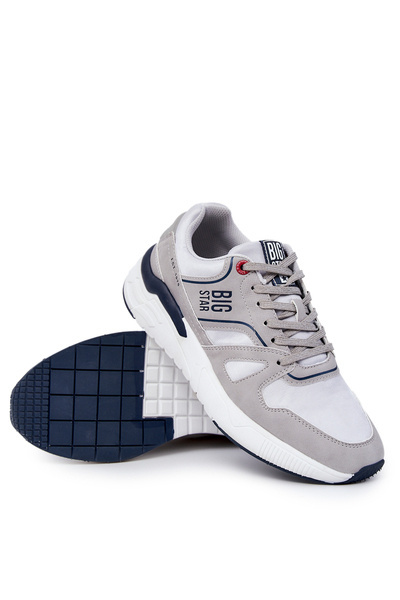 Herren Turnschuhe Big Star JJ174276 Grau