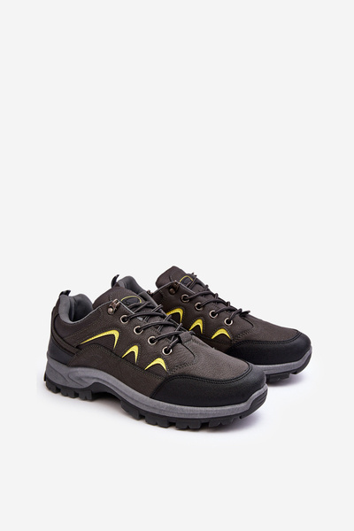 Pantofi sport trekking barbati Gri Ibarina