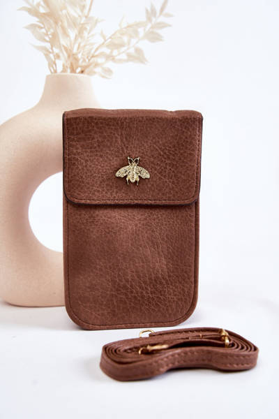 Kleine Geldbörse mit Ornament Dunkelbraun Neliss