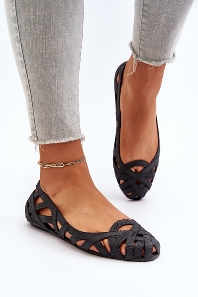 Ballerines Caoutchouc Femme Noir Salam