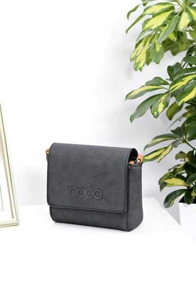 Sac à main femme petit sac lettre noir Nobo