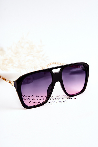 Damen-Sonnenbrille Aviatory V120013 Schwarz-Rosa