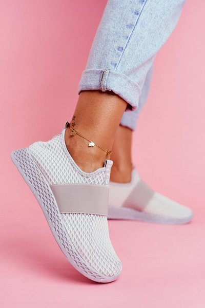 Chaussures de sport pour femmes à enfiler gris La Fiesta