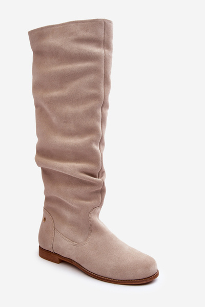 Bottes en Daim pour Femme Maciejka 05790-22 Beige Clair