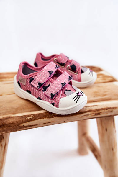 Kinder Sneaker Kätzchen Befado 907P150 Rosa