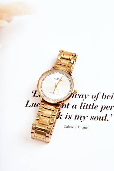 Women's Steel Watch Giorgio & Dario With Cubic Zirconia Gold