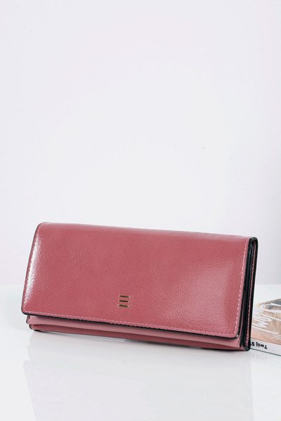Grand portefeuille tendance rose pour femme