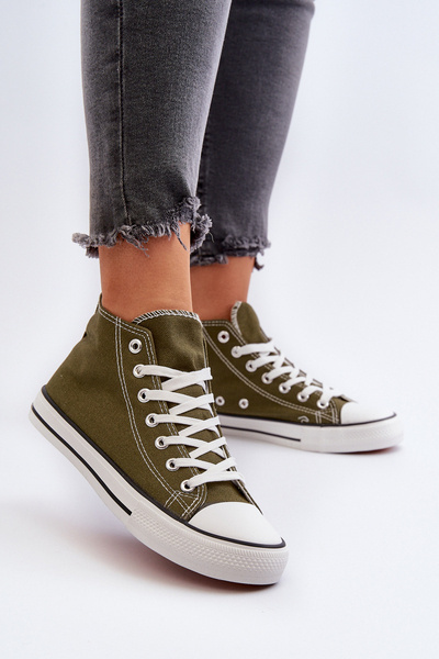 Baskets vert foncé pour femmes Socerio