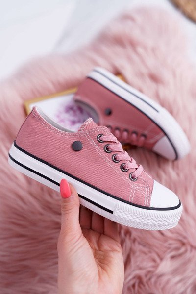 Baskets Jeunes Chaussures Femme Rose Justika