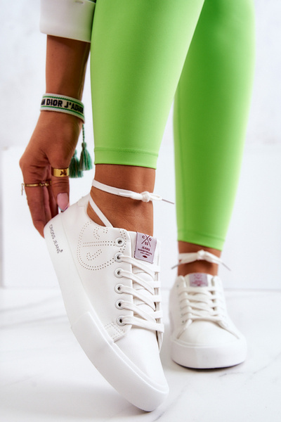 Baskets basses Femme Cross Jeans JJ2R4053C Blanc