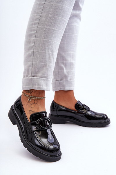 Platforma Lakuoti Loafers Black Jarren