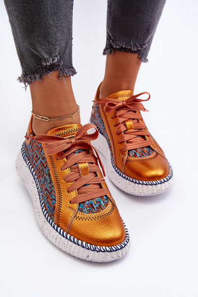 Pantofi femei Blue-Copper