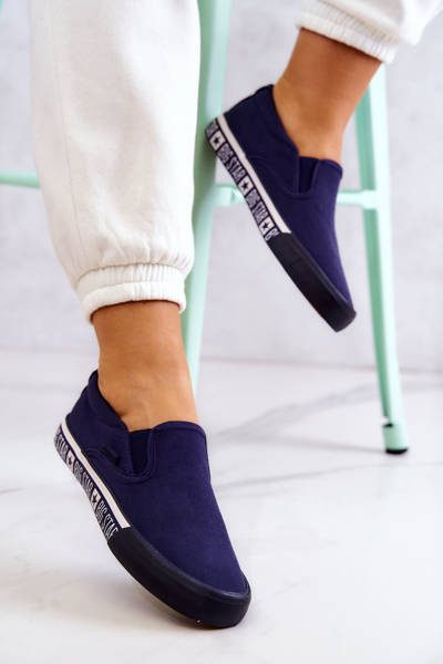 Baskets Slip-on Femme Big Star HH274011 Bleu marine