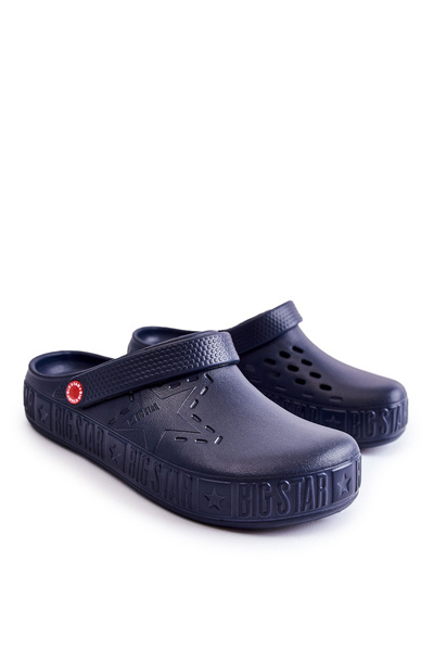 Papuci ușoare pentru bărbați Big Star II175002 Navy Blue