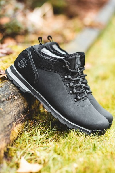 Bottes de trekking pour hommes Big Star noires EE174444