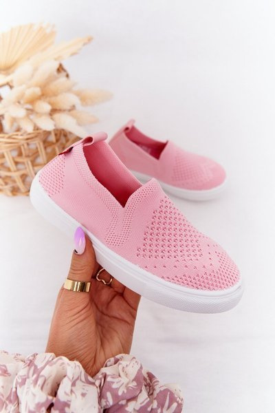 Baskets à enfiler pour enfants Big Star HH374103 Rose