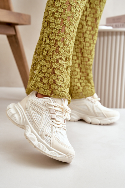 Baskets de sport pour femmes Beige Timoci