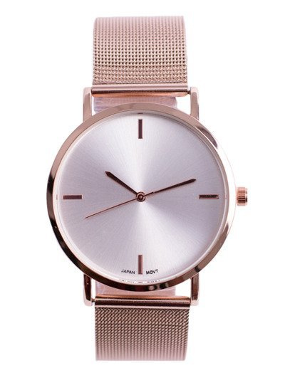 Montre Femme Michael John Lyssa Bracelet Doré / Cadran Argenté