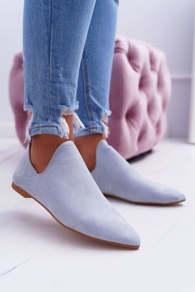 Lu Boo Bottes découpées pour femmes Chelsea Bleu
