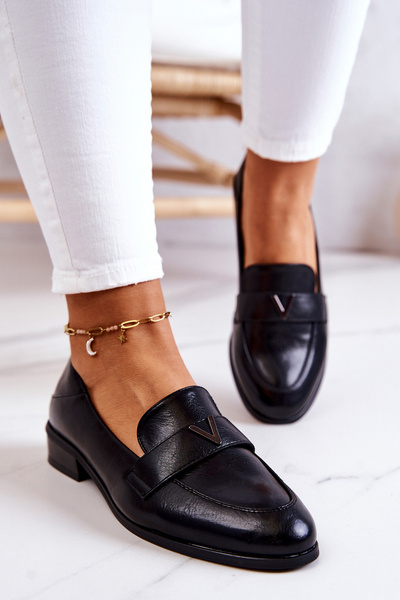 Chaussures Sherilyn noires en cuir