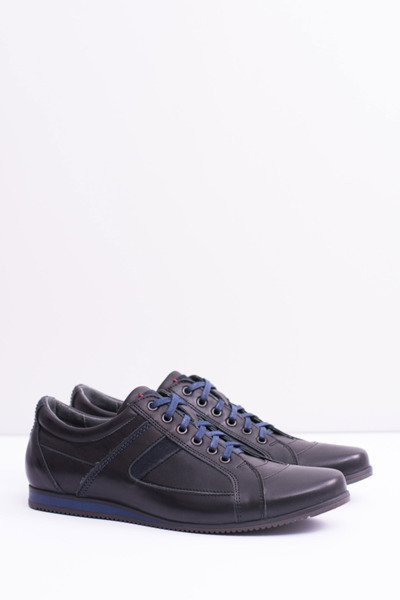Herren Leder Sportliche Semi-Stiefel Sferis Schwarz
