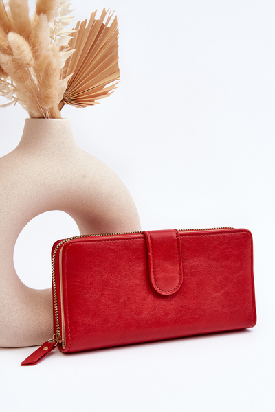 Grand Portefeuille Femme Rouge Sopheia