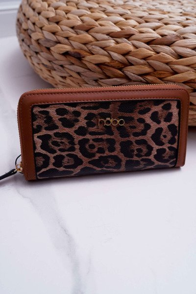 NOBO Women's Wallet Brown Panther NPUR-H0020-C017