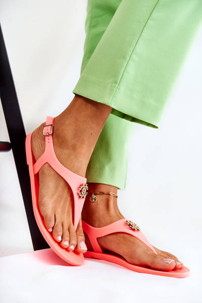 Damensandalen Neon Orange Sonner