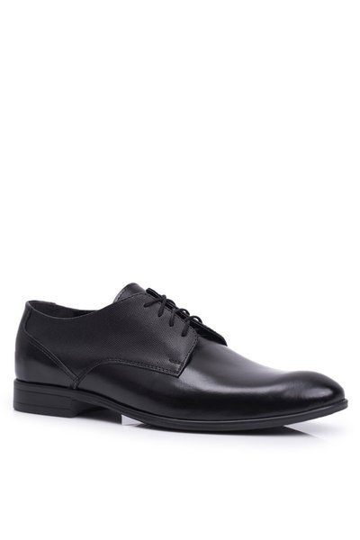 Herren Elegant Bednarek Leder Schwarz Jantar Schuhe