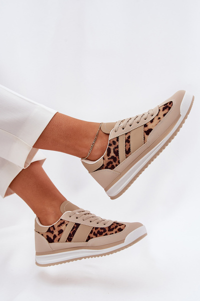 Sportcipők Sneakers Női Párduc Bézs-Barna Galabis