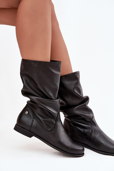 Bottes en cuir pour femmes Maciejka 05057-20 noires