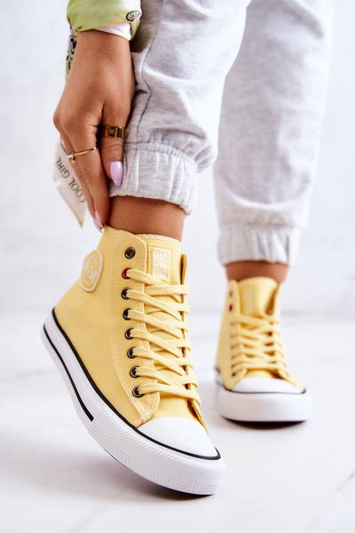 Damen Hohe Turnschuhe Big Star JJ274207 Gelb