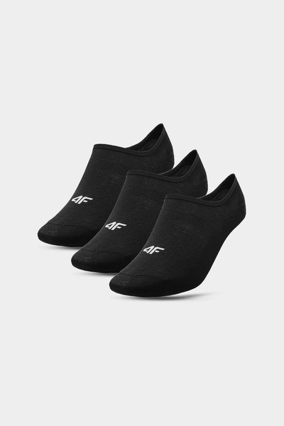 Schwarze Socken 4F Casual 3-PACK 4FAW23USOCF196-20S