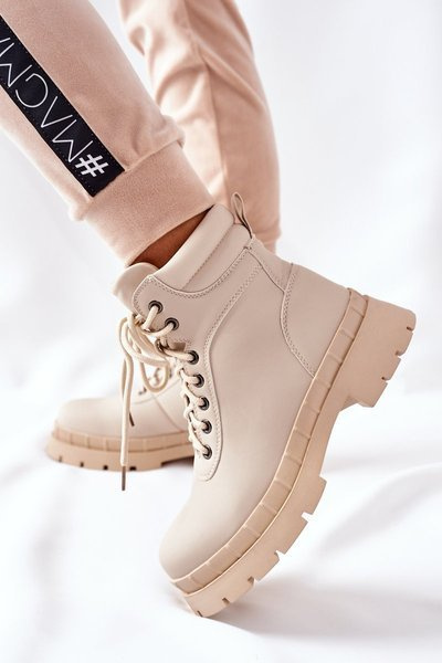 Bottes Femme Beige Mustgrow
