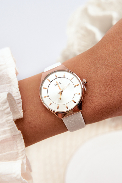 Montre Femme Avec Bracelet Simili Cuir Beige Ernest E62013L