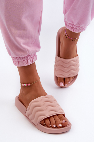 Claquettes de piscine légères femme rose Beliordia