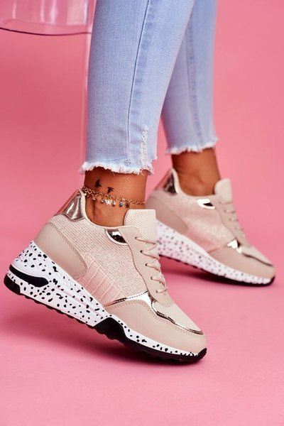 Sportos Női Cipők Hidden Anchor Beige Mollen