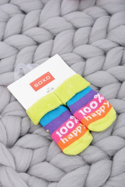 Soxo Chaussettes Bébé Multicolore 100% Happy
