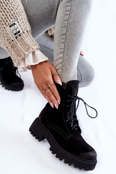 Classic Suede Warm Boots black Caima