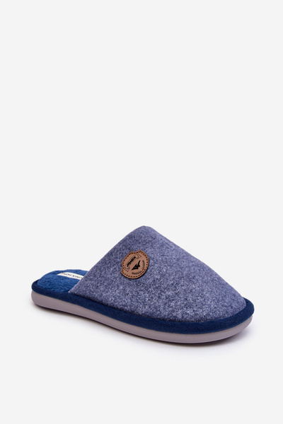 Chaussons classiques bleus pour hommes Makis