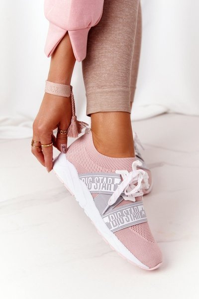 Sneakers memory spumă Big Star HH274353 Pink