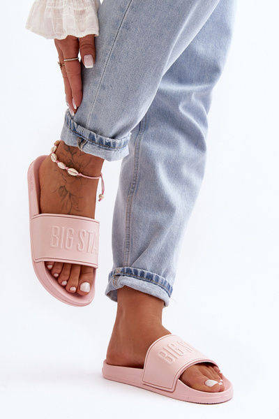 Papuci femei Big Star MM274718 Pink