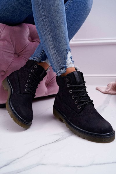 Women's Trapper Boots Big Star Black EE274014