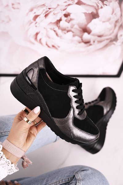 Adidași pentru femei pentru femei Roxette de argint negru