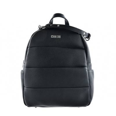 Sac à dos en cuir pour femme Big Star LL574016 noir