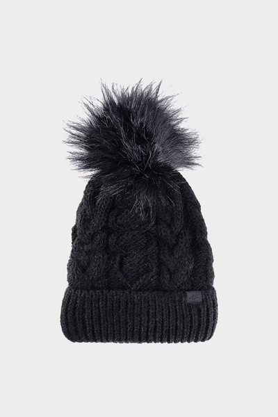 Girls winter hat 4F 4FJWAW24ACAPF421-21S black