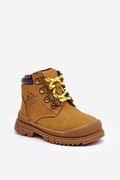 Bottes Fourrées Trappeurs Enfant Camel Walter
