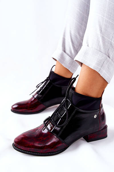 Cizme din piele Maciejka 04744-29 Marod Maroon